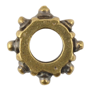 Casting-14mm Gear Bead-Antique Bronze