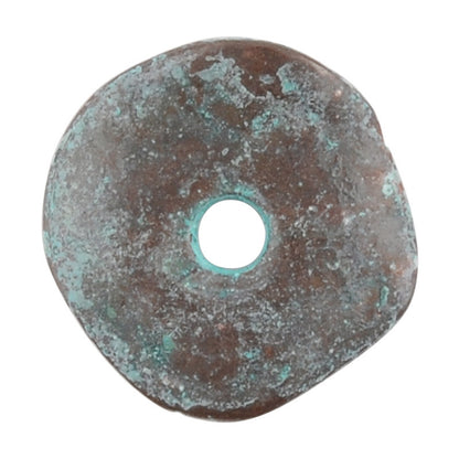 Casting-16mm Cornflake-Green Patina