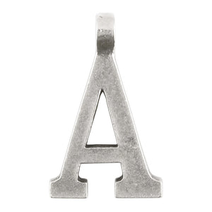 Casting-16x28mm Letter "A"-Antique Silver