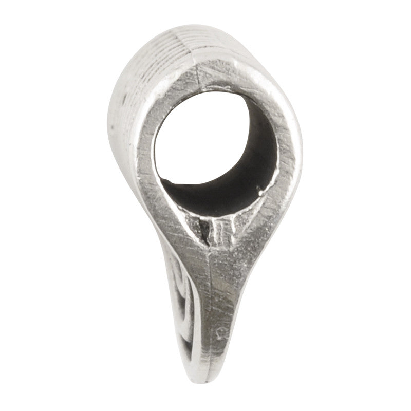 Casting-20x16mm Half Spiral Loop-Antique Silver