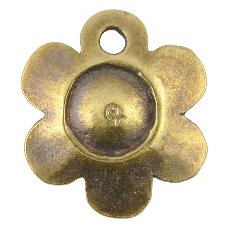 Casting-20x23mm Sunflower-Antique Bronze