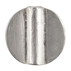 Casting-23mm Flat Round Tube-Antique Silver
