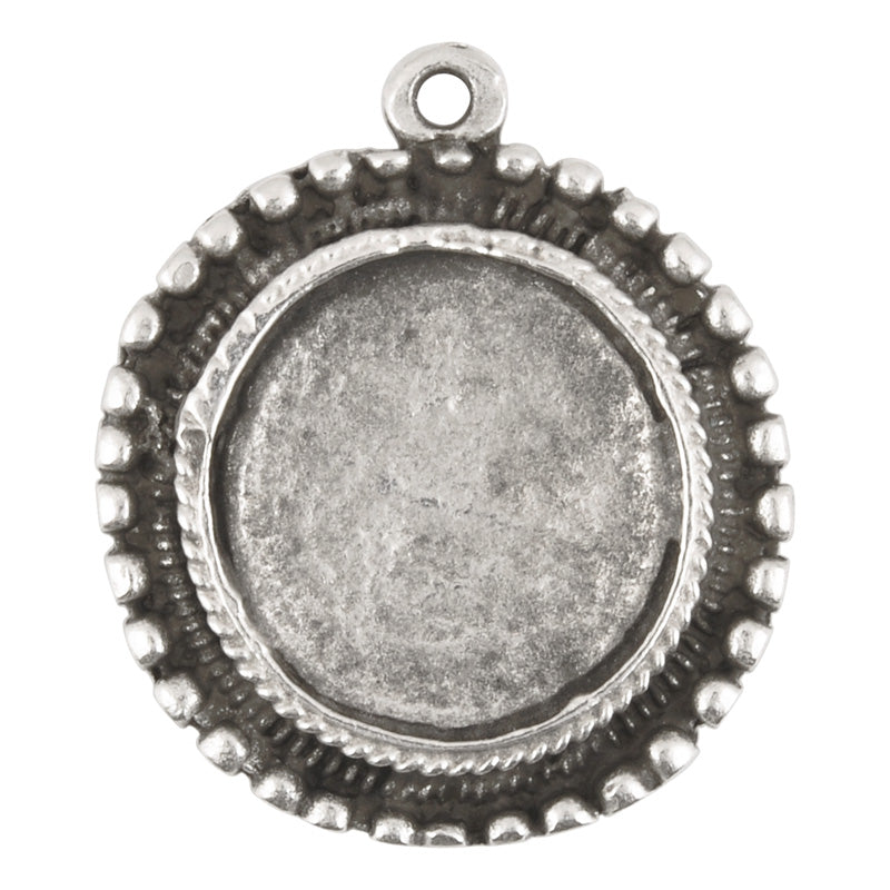Castings-25x30mm Bezel-Antique Silver