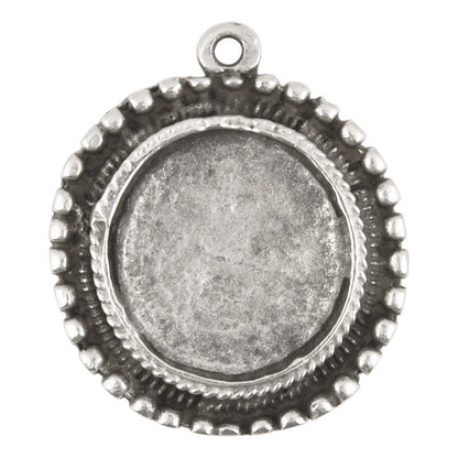 Castings-25x30mm Bezel-Antique Silver