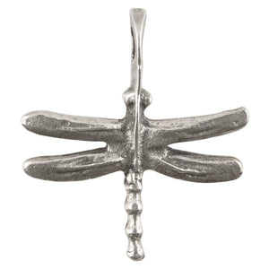 Casting-27x30mm Dragonfly-Antique Silver