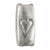 Casting-5x11mm Heart Tube-Antique Silver