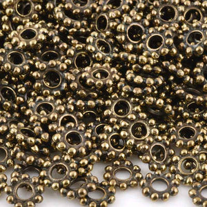Casting Beads-10mm Dot Spacer-Antique Bronze