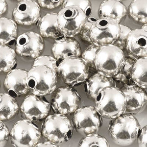 Casting Beads-11mm Round-Antique Silver