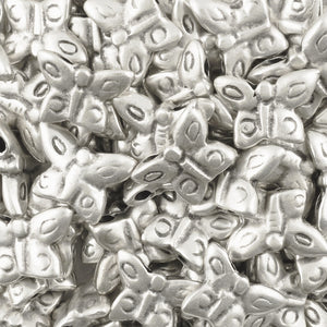 Casting Beads-14x13mm Tiny Butterfly-Antique Silver-Quantity 1