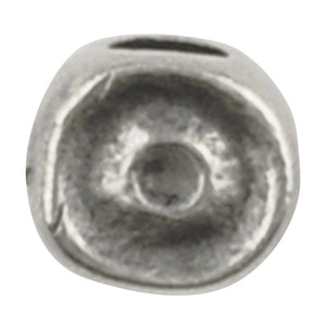Casting Beads-4x10mm Tiny Swirl-Antique Silver-Quantity 5