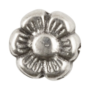 Casting Beads-6mm Flower Spacer-Antique Silver
