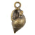 Casting Charm-11x23mm Whelk Shell-Antique Bronze