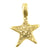 Casting Charm-12x19mm Star-Gold