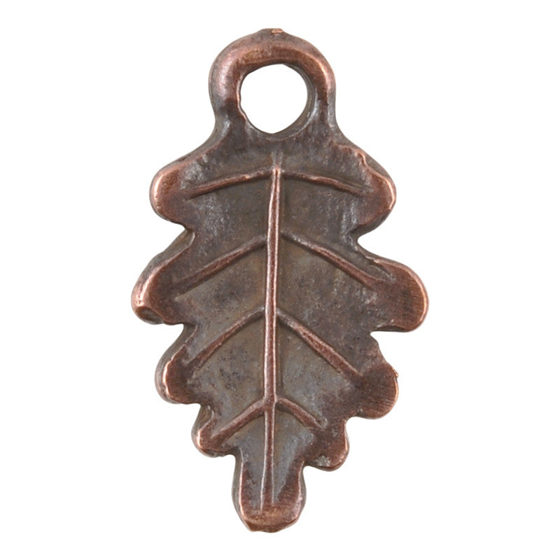 Casting Charm-12x20mm Fall Leaf-Antique Copper