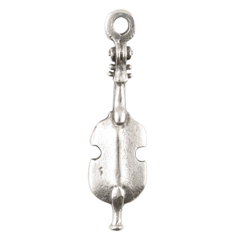 Casting Charm-13x43mm Strings-Antique Silver