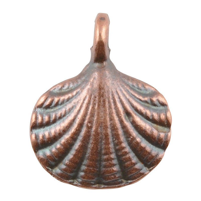 Cord/lace end clams, metal, 3mm