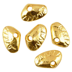 Casting Charm-7x11mm Tiny Clam-Large-Gold