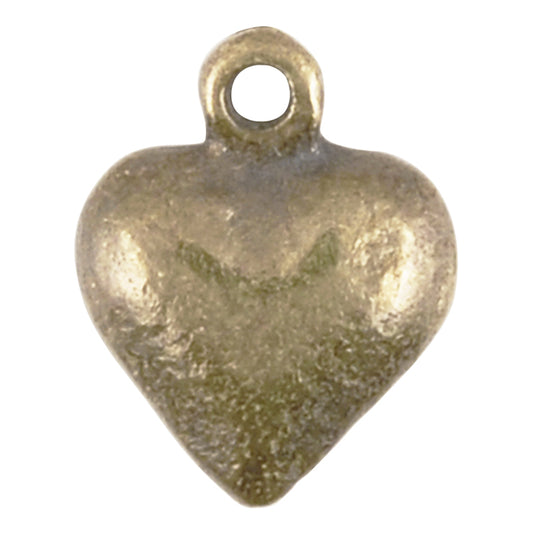 Casting Charm-9x11mm Heart-Antique Bronze
