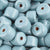 Ceramic Beads-10x13mm Round Tube-Stone Blue