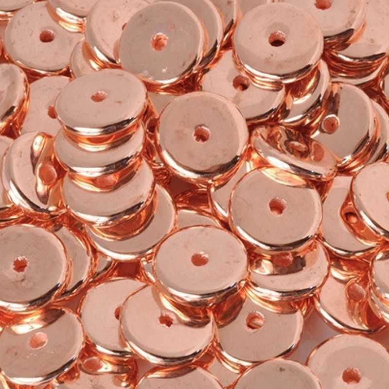 Ceramic Beads-13mm Round Disc-Copper