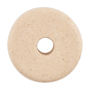 Ceramic Beads-13mm Round Disc-Stone White
