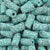 Ceramic Beads-17x8mm Coarse Tube-Green Patina
