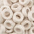 Ceramic Beads-21mm Rounded Tube-Large Hole-White-Quantity 1