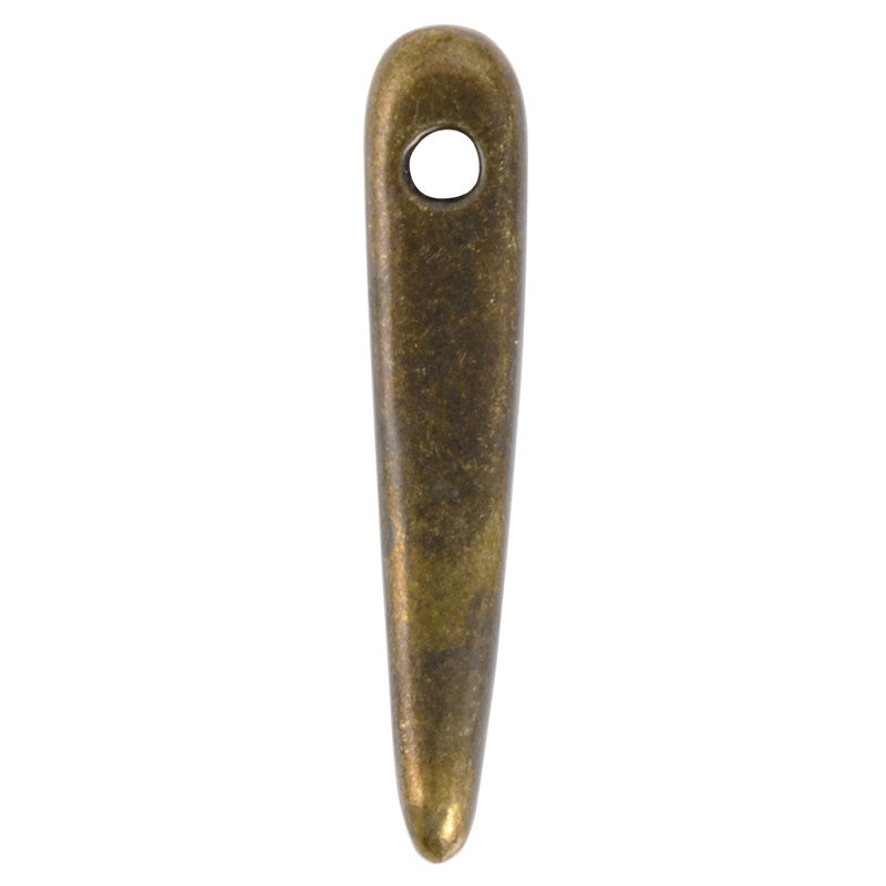Ceramic Beads-23mm Dagger-Antique Bronze