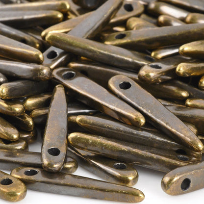 Ceramic Beads-23mm Dagger-Antique Bronze