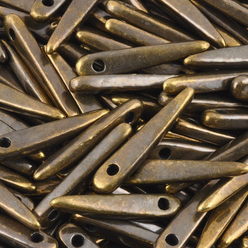 Ceramic Beads-23mm Dagger-Antique Bronze