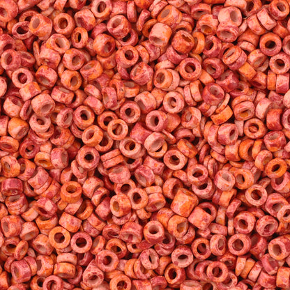 Ceramic Beads-3mm Tube-Burgundy Sky-5 Grams