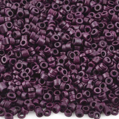 Ceramic Beads-3mm Tube-Eggplant