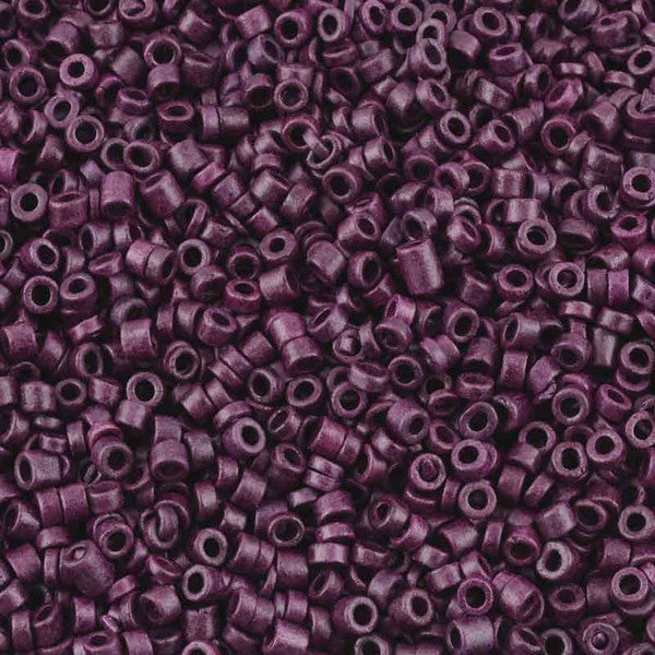 Ceramic Beads-3mm Tube-Eggplant