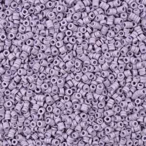 Ceramic Beads-3mm Tube-Lilac-5 Grams