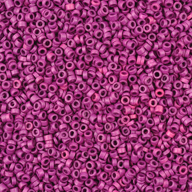 Ceramic Beads-3mm Tube-Violet Ultramarine-5 Grams