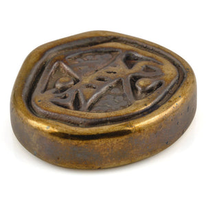 Ceramic Beads-44mm Good Fortune-Antique Bronze
