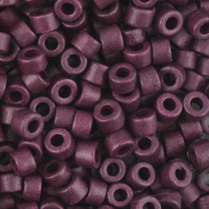 Ceramic Beads-4x6mm Tube-Eggplant