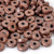 Ceramic Beads-6mm Round Disc-Antique Copper-Quantity 10