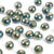 Ceramic Beads Wholesale-6mm Round-Olive Green Enamel