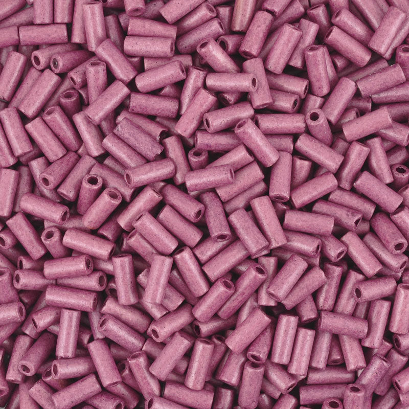 Ceramic Beads-8x4mm Tube-Mauve Taupe