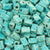 Ceramic Beads-8x5mm Rectangle Tube-Seafoam Splash
