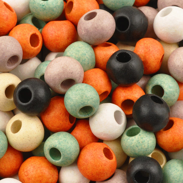 Ceramic Beads Wholesale - 9mm Round - Multi Enamel Mix - Tamara Scott  Designs
