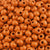 Ceramic Beads-9mm Round-Tangerine