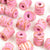 Ceramic Beads-9x8.2mm Tube with Line Detail-Pink Violet-Quantity 1