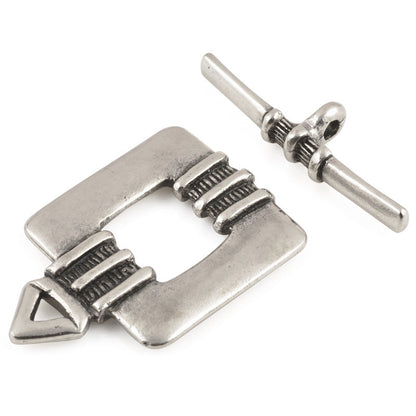 Clasp-Casting-28x43mm & 40x10mm Square Toggle with Detail