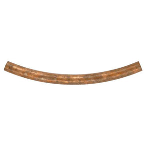 Copper Beads-25x2mm Artisan Copper Arched Tube-Copper