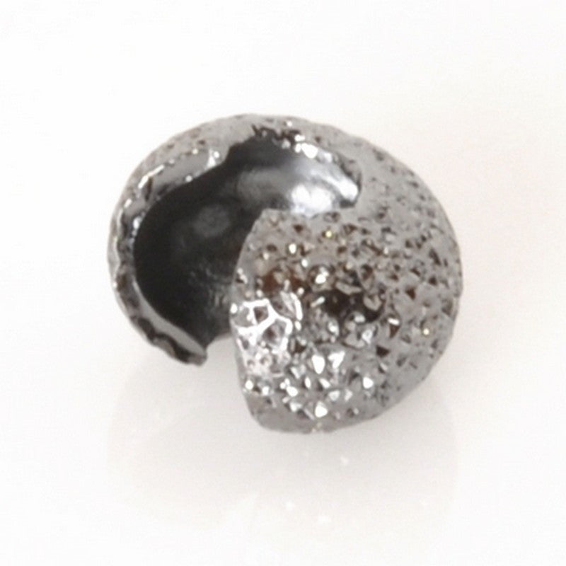 Findings-4mm Stardust Crimp Cover-Black Oxide-Quantity 144