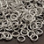 Findings-5mm Round Jump-Ring-18 Gauge-Antique Silver-Quantity 24