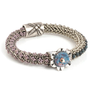 Finished Jewelry-Othello Lilac Dragonfly Bracelet-Medium