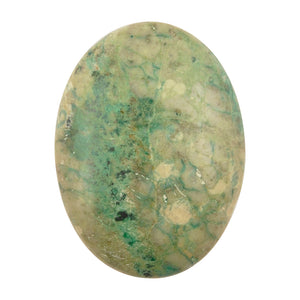 Gemstone-22x30mm Natural Oval Agate Cabochon-Green-Quantity 1